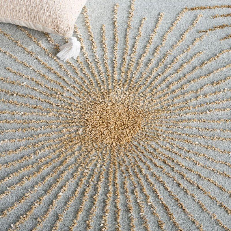 Soho SOH712 Hand Tufted Indoor Accent Rug - Light Blue/Multi - 3'6"x5'6" - Safavieh.