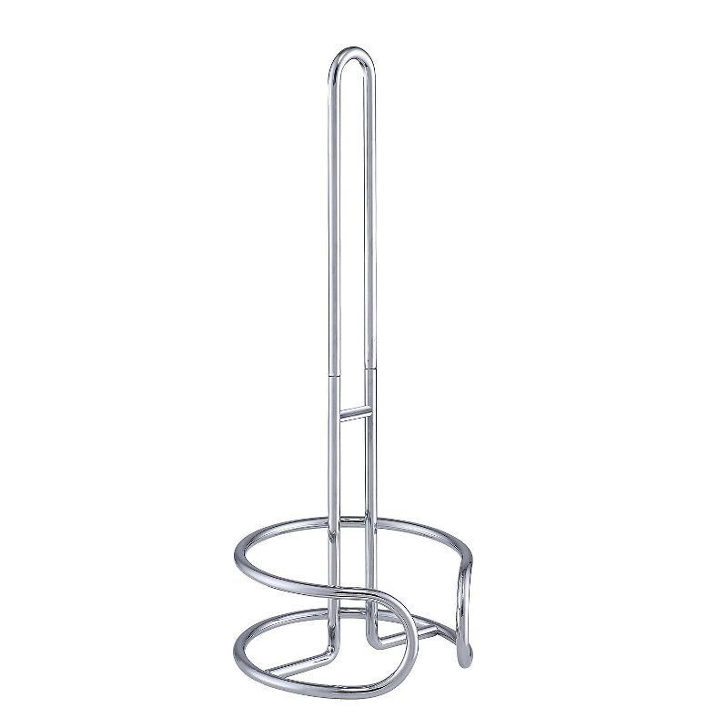 Heavy Wire Gauge Spare Bathroom Toilet Tissue Paper Roll Holder Storage Stand