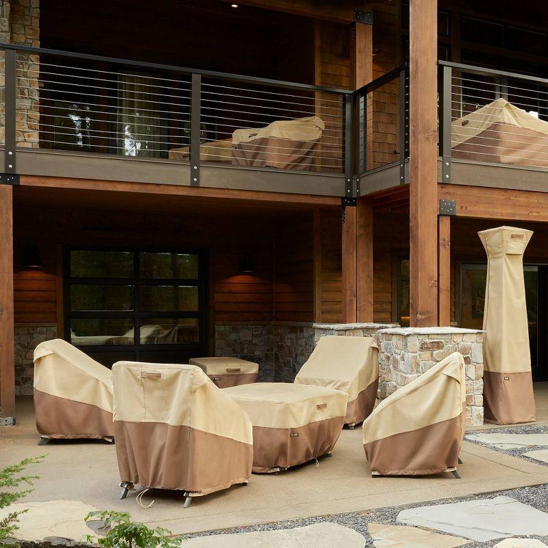 Veranda's Best Beige and Brown Waterproof Patio Sectional Cover