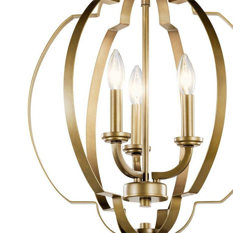 Kichler Lighting Voleta 3 - Light Pendant in  Natural Brass