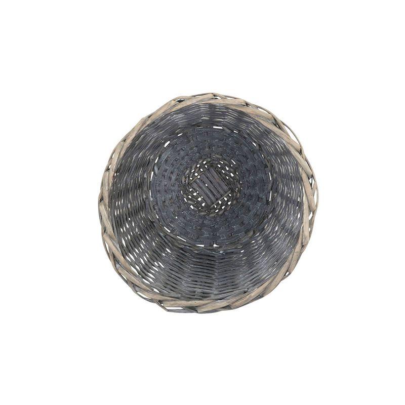 Household Essentials Willow Wicker Open Waste Basket