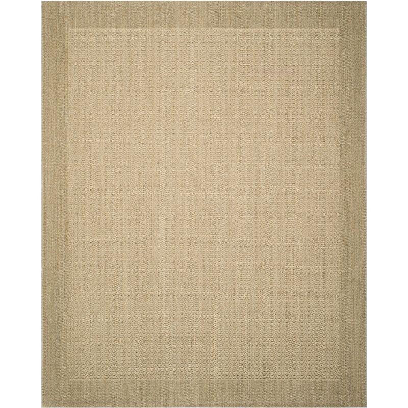 Desert Sand Geometric Sisal 8' x 11' Handmade Area Rug