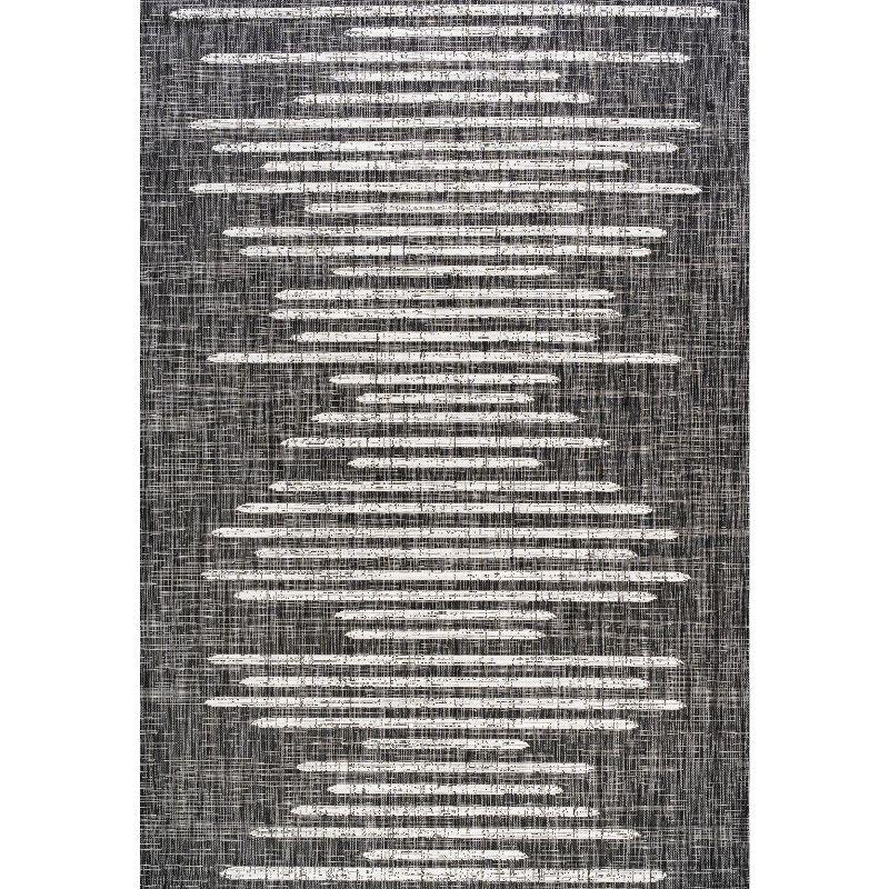 Zolak Berber Stripe Geometric Indoor/Outdoor Area Rug - JONATHAN Y