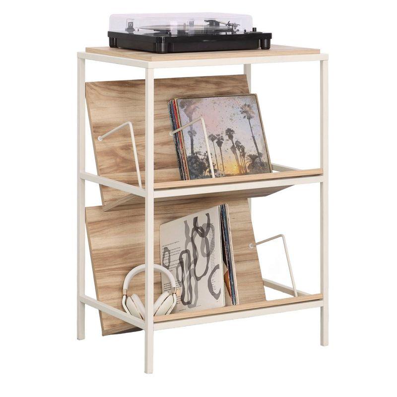 Sauder Nova Loft Accent Storage Cabinet Kiln Acacia