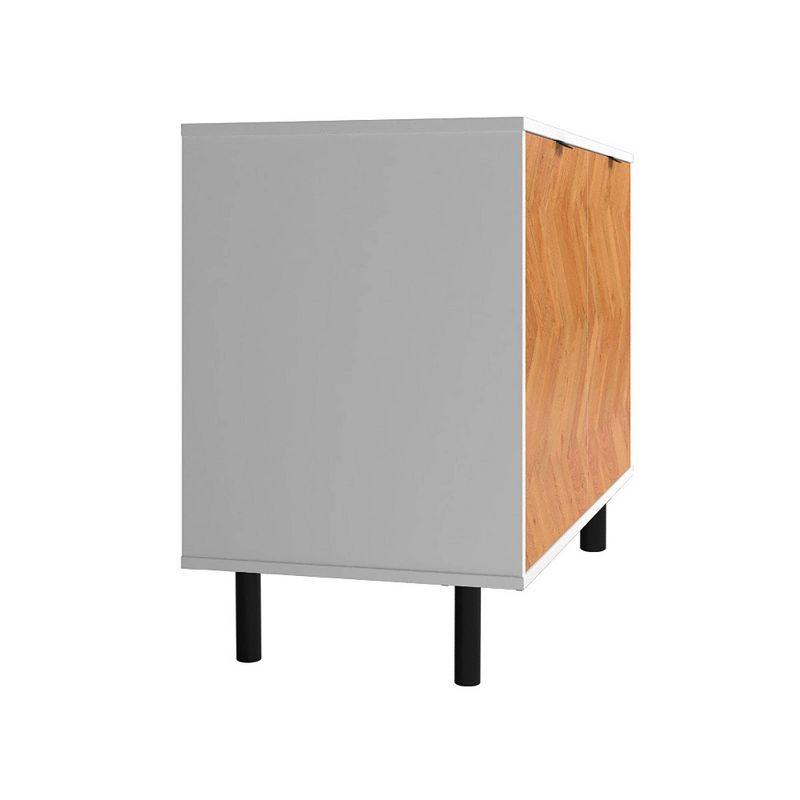 Manhattan Comfort Liam Mid - Century Modern 2 Shelf Accent Cabinet