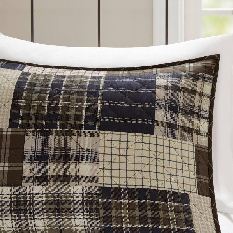 Timber 3 Piece Reversible Printed Quilt Set