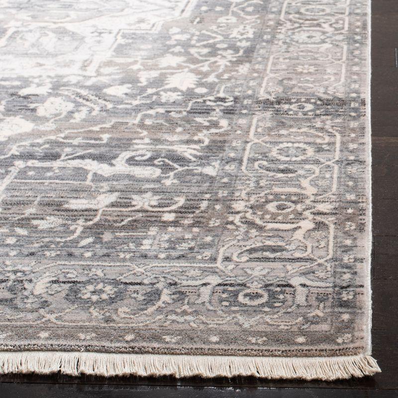 Vintage Persian VTP479 Power Loomed Indoor Area Rug - Grey/Charcoal - 5'x7'6" - Safavieh