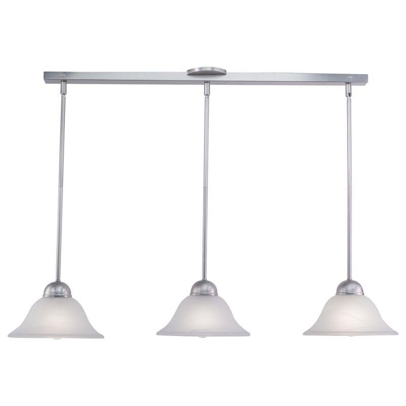 Vaxcel Da Vinci 3 - Light Pendant in  Brushed Nickel