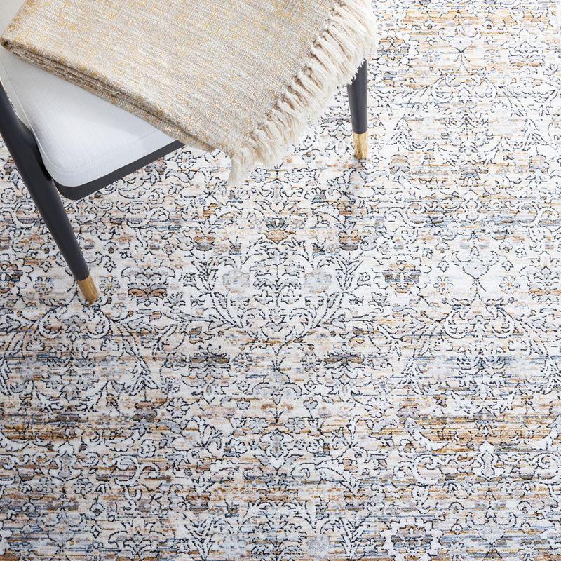 Moondust MND660 Power Loomed Area Rug - Ivory/Grey - 8'x10' - Safavieh.