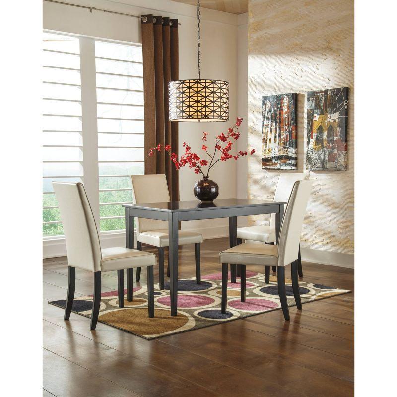 Set of 2 Kimonte Dining Upholstered Side Chairs Ivory - Signature Design by Ashley