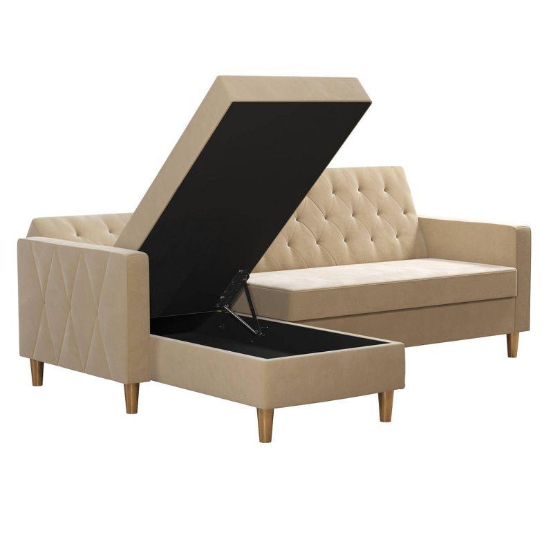 Liberty Upholstered Reversible Chaise Sectional with Storage