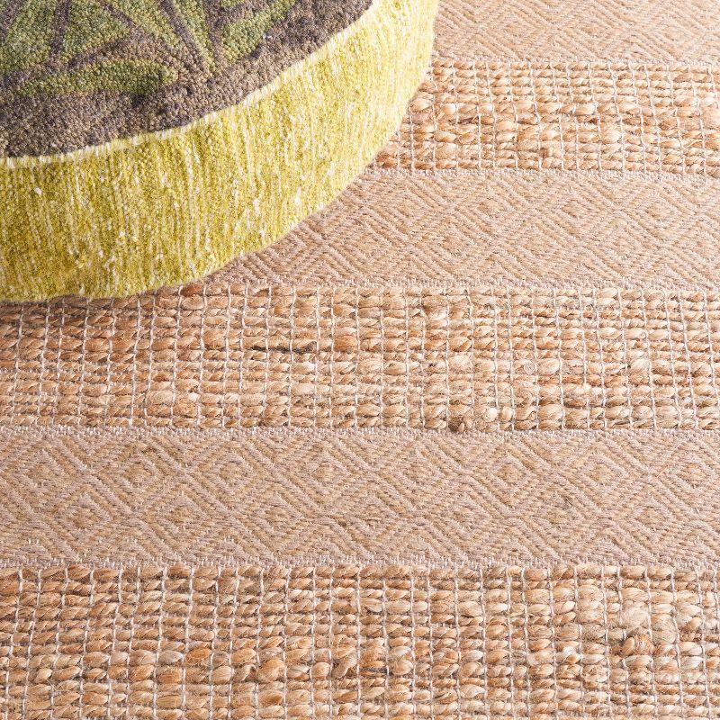 Natural Fiber NFB653 Flat Weave Indoor Accent Rug - Taupe/Natural - 3'x5' - Safavieh