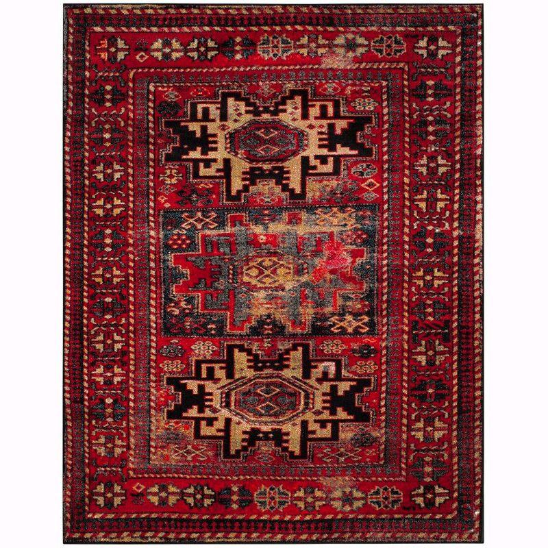 Vintage Hamadan VTH213 Power Loomed Indoor Area Rug - Red/Multi - 10'6"x14' - Safavieh