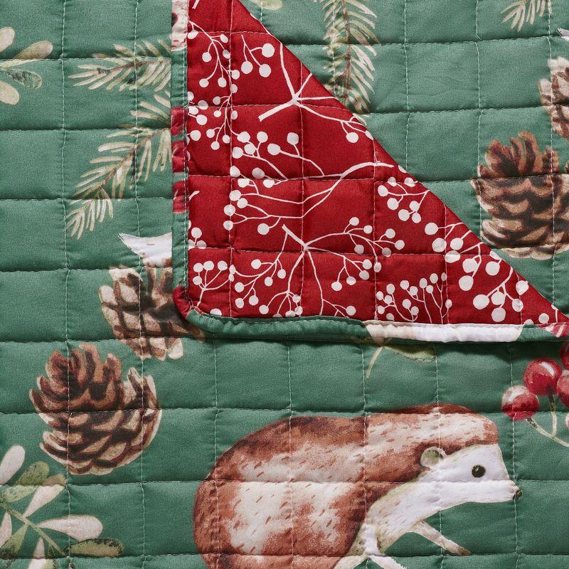 Elmina Willow Reversible Quilted Armchair Slipcover