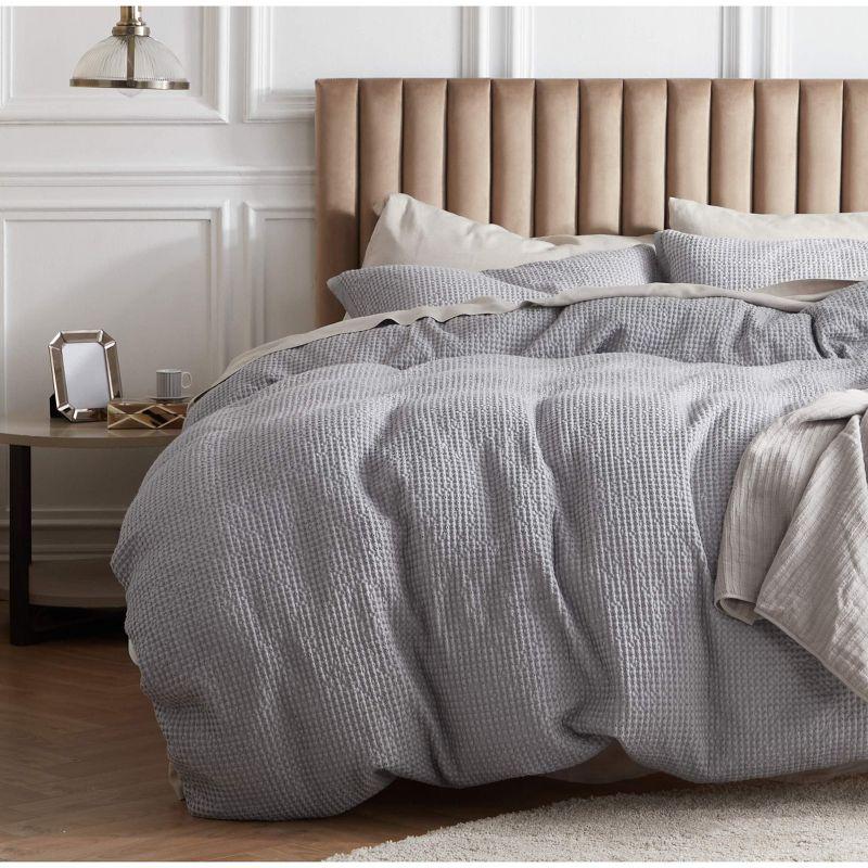 Bedsure Bedsure 100% Cotton Waffle Weave Duvet Cover