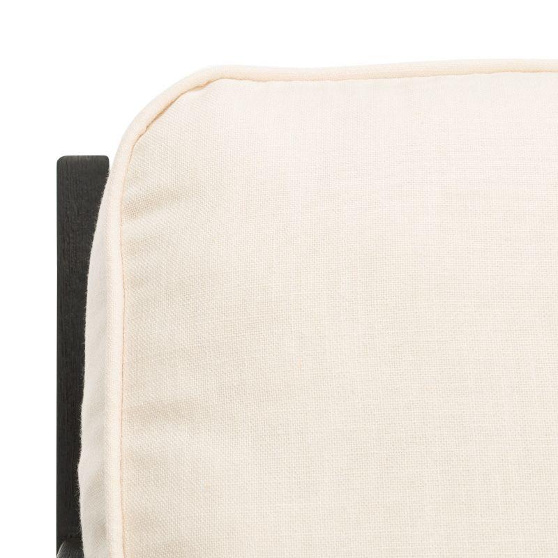 Nico Mid Century Accent Chair - ACH4501A - Bone/Black - Safavieh
