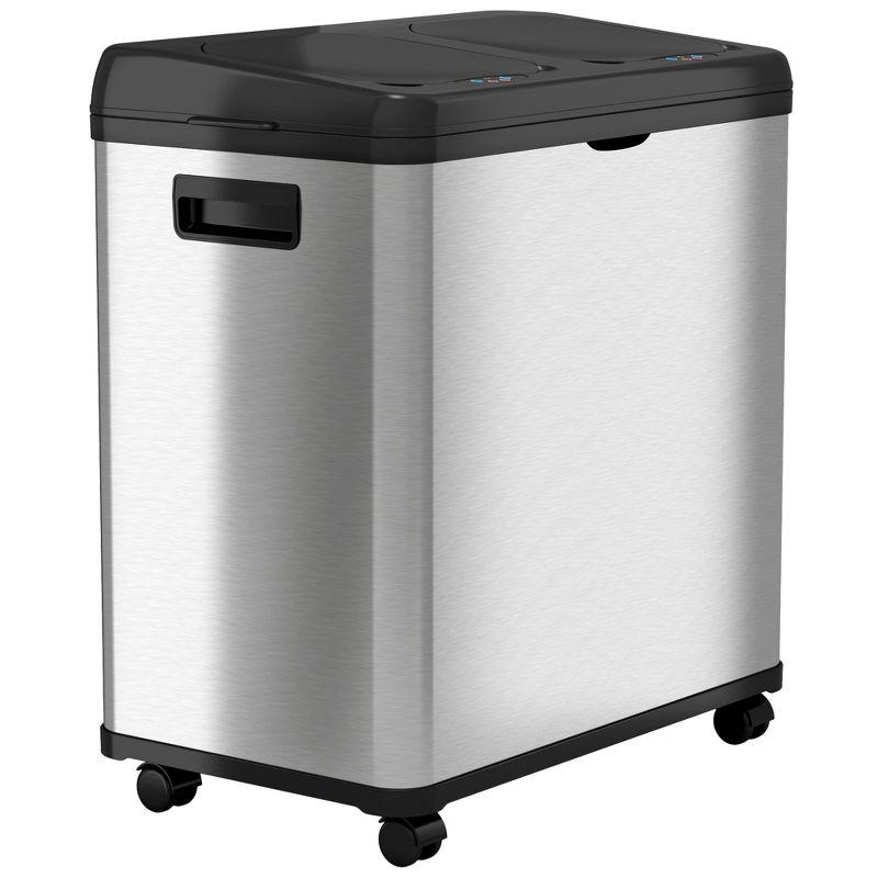 iTouchless Touchless Stainless Steel 16 Gallon Motion Sensor Trash Can
