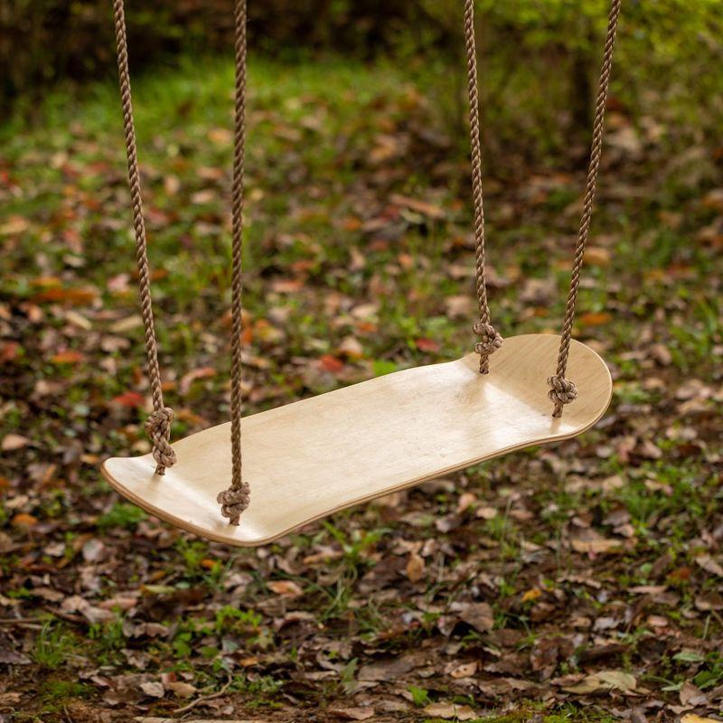 PLAYBERG Wood Natural Swing Seat