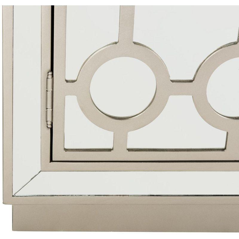 Kaia 2 Door Chest - CHS6404 - Champagne/Mirror - Safavieh