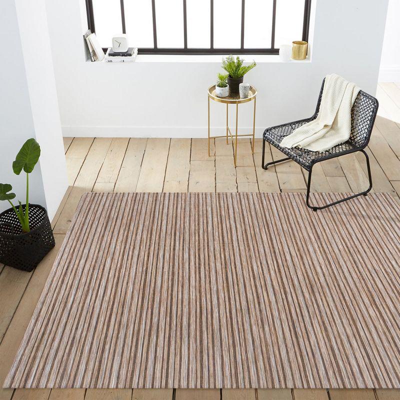 Finn Modern Farmhouse Pinstripe  Area Rug  - JONATHAN Y