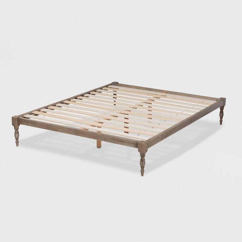 Iseline Wood Platform Bed Frame - Baxton Studio