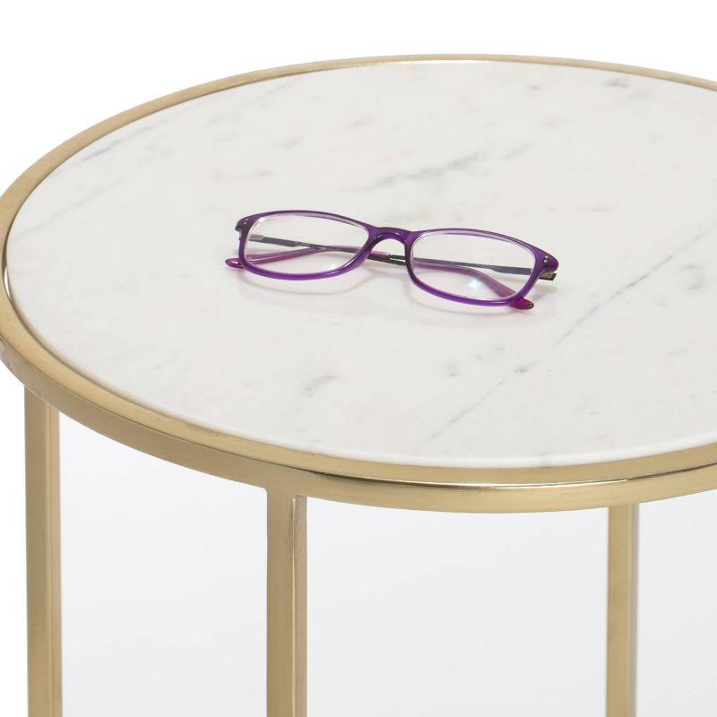 Martinit Marble Side Table