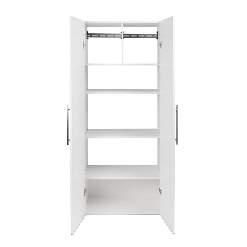 30" Hangups Large Storage Cabinet White - Prepac: Wall Mounted, Workshop & Office Organizer