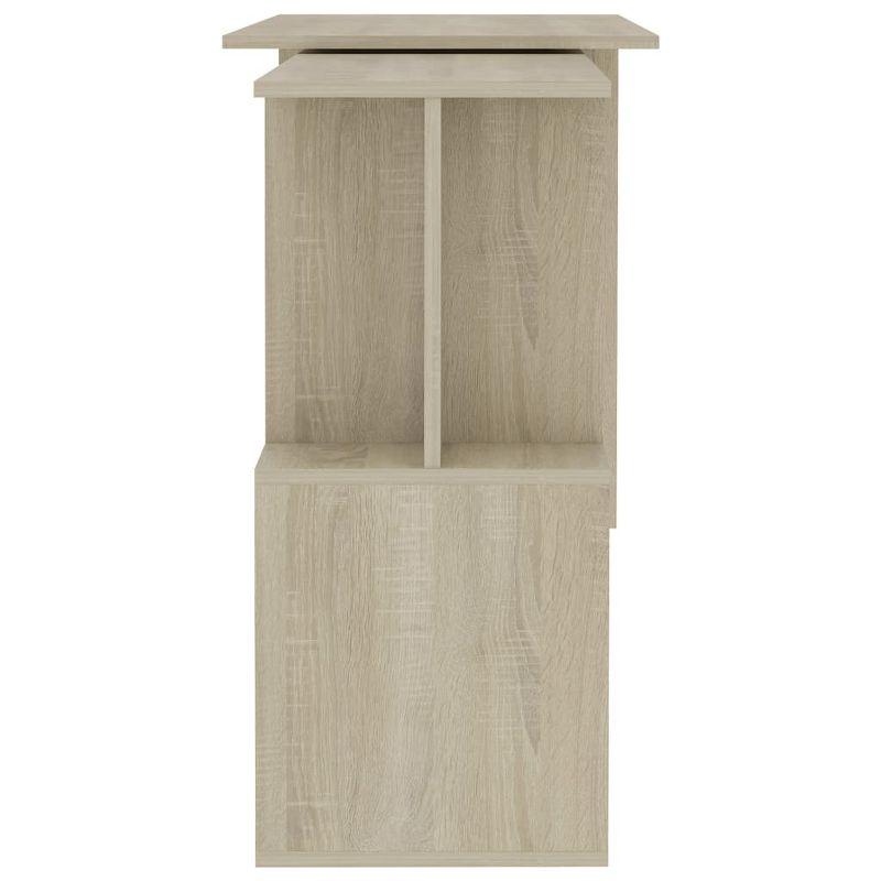 vidaXL Corner Desk Gray 78.7"x19.7"x29.9" Engineered Wood