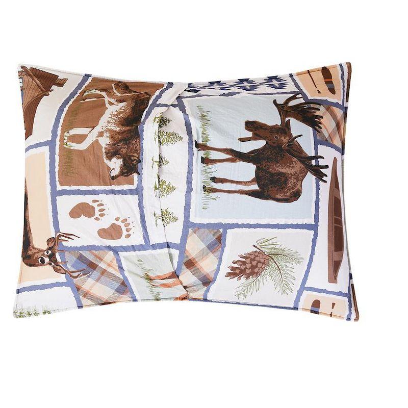 Oaley Lodge Cotton Reversible Quilt Set