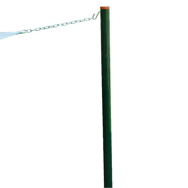 Removable "In Ground" Hammock Post: Algoma Steel Accessory with Weatherproof Coating, 325 lbs Capacity