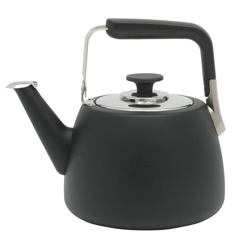 Sur La Table Kitchen Essentials Sur La Table Kitchen Essential Large 2 QT Heavy Gauge Stainless Steel Whistling Tea Kettle