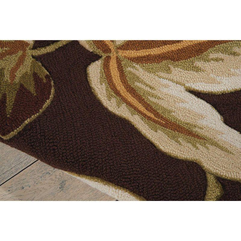 Nourison Fantasy Chocolate Area Rug FA11 3'6" x 5'6"