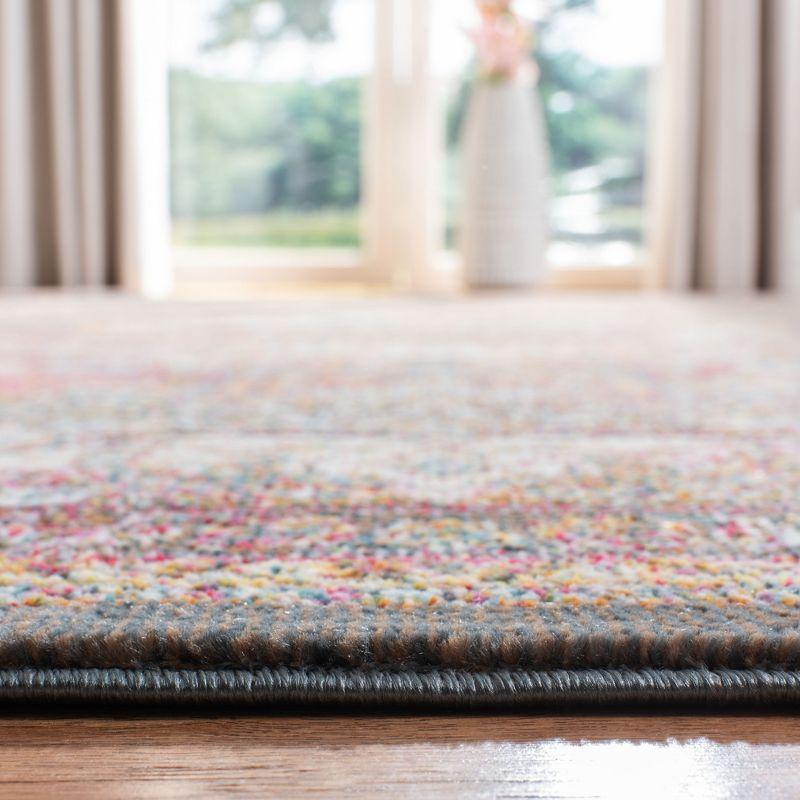 Luxor LUX322 Power Loomed Area Rug - Ivory/Fuchsia - 8'x10' - Safavieh.