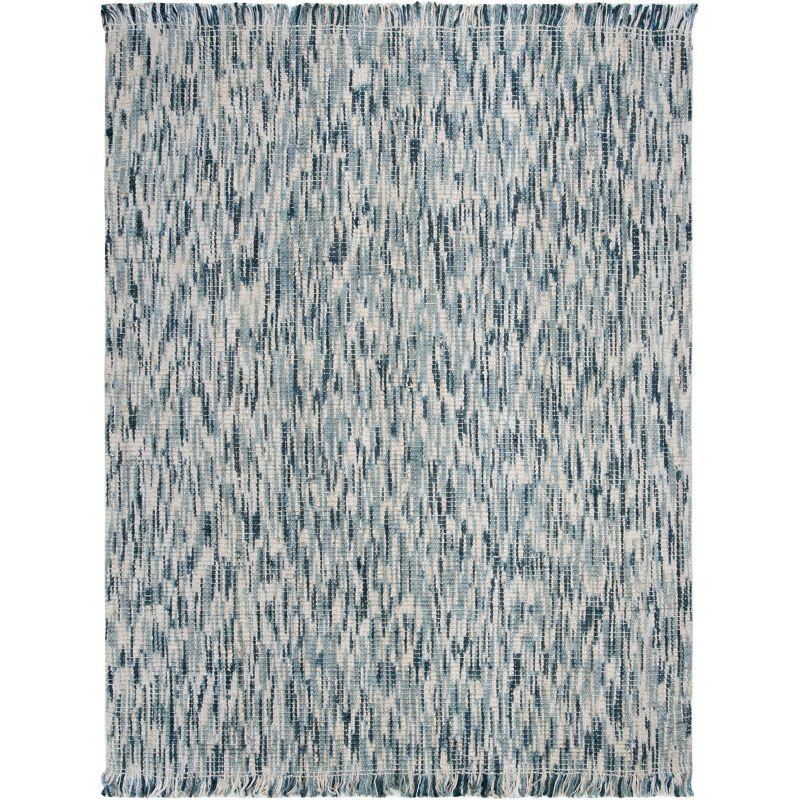 Natural Fiber NF869 Hand Woven Area Rug - Blue/Ivory - 8'x10' - Safavieh.