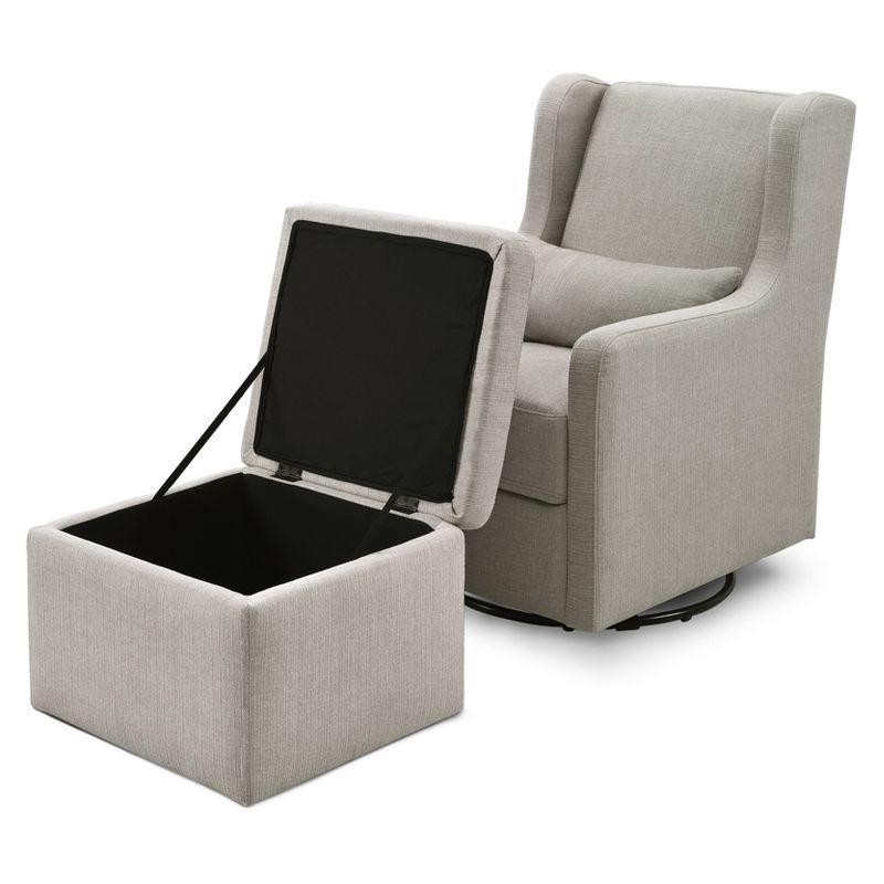 Adrian Swivel Glider and Ottoman