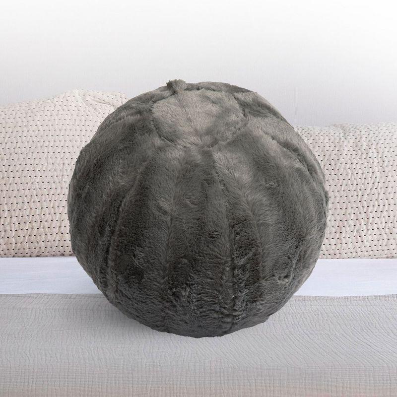 Faux Fur Throw Pillow