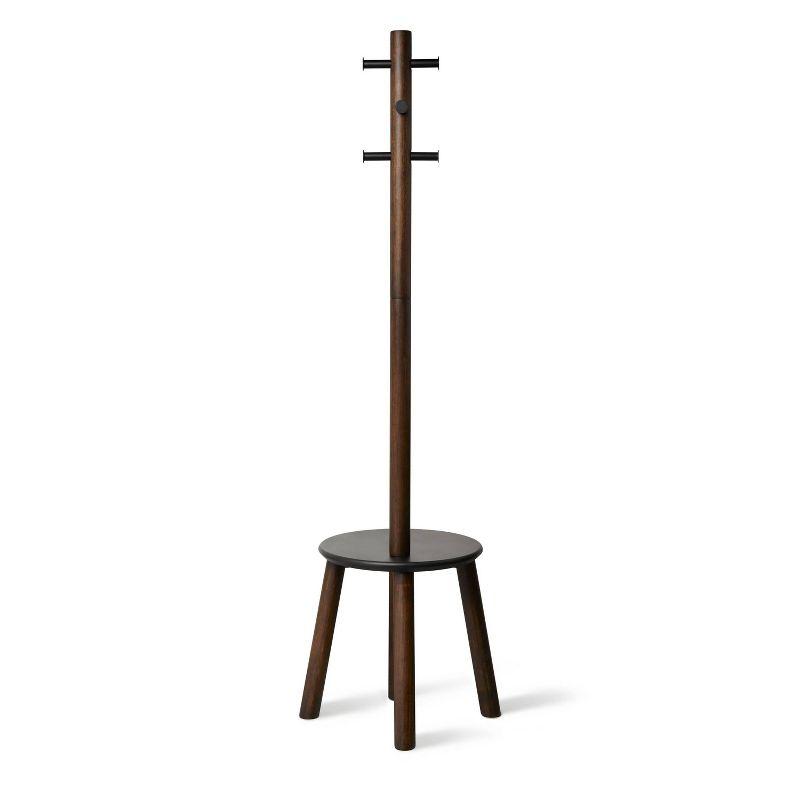 Pillar 6 - Hook Freestanding Coat Rack