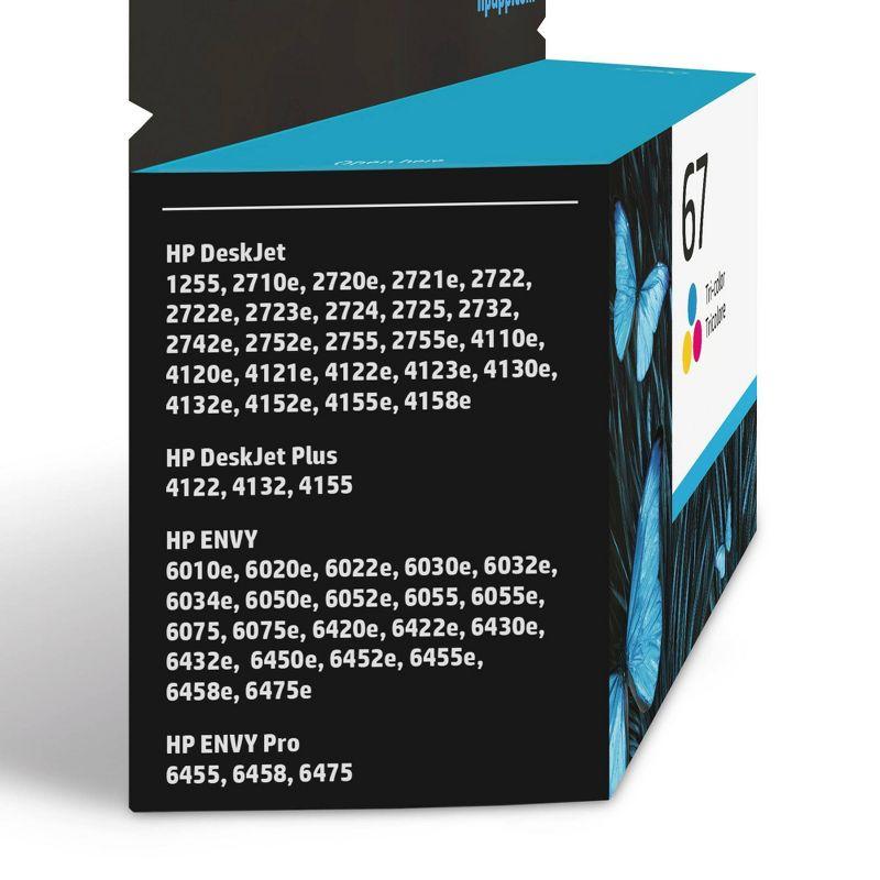 HP 67 Tri-Color Standard Yield Ink Cartridge