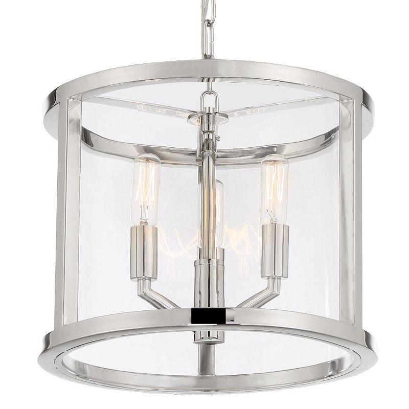 Crystorama Lighting Devon 3 - Light Chandelier in  Polished Nickel