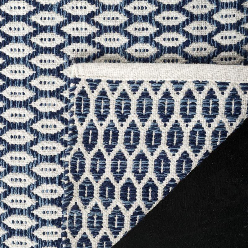Montauk MTK608 Hand Woven Indoor Area Rug - Navy/Ivory - 5'x8' - Safavieh