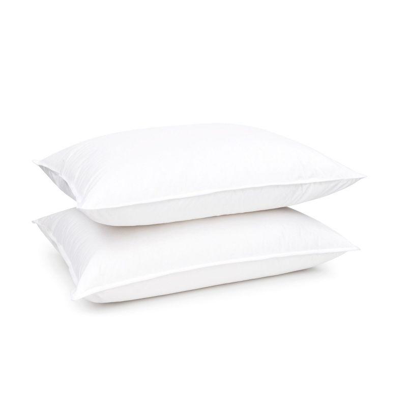 2 Pack Medium Hotel Style Down Alternative Bed Pillow - Queen | BOKSER HOME
