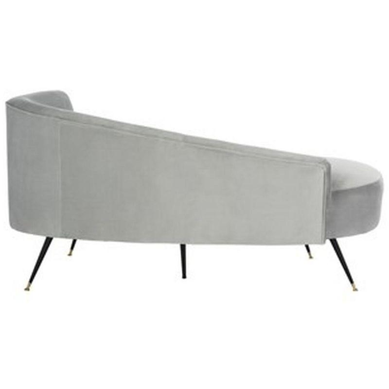 Evangeline Parisian Settee - Grey/Black - Safavieh.