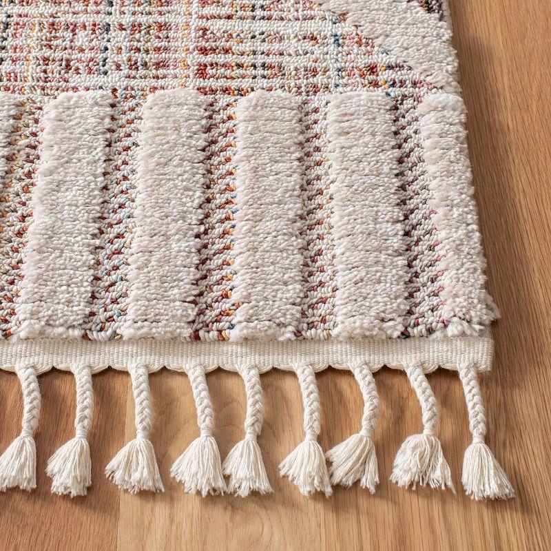 Marrakesh MRK523 Power Loomed Area Rug - Grey/Multi - 6'7"x6'7" - Safavieh.