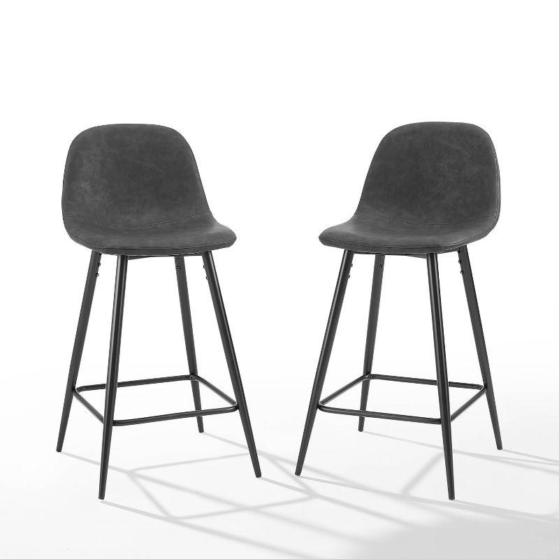 Set of 2 Weston Counter Height Barstools - Crosley