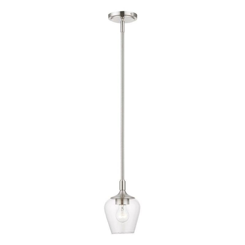 Livex Lighting Willow 1 - Light Pendant in  Brushed Nickel