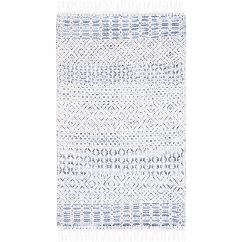 Casablanca CSB276 Hand Woven Indoor Area Rug - Blue/Ivory - 8'x10' - Safavieh
