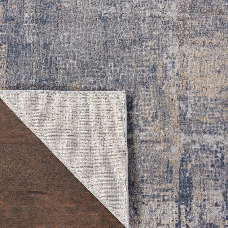 Nourison Rustic Textures Contemporary Indoor Area Rug Grey/Beige 5'3" x 7'3"
