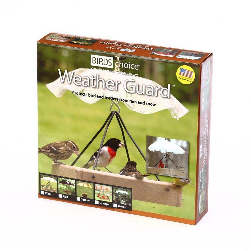 Birds Choice Birds Choice 13" Acrylic Bird Feeder Weatherguard, Yellow