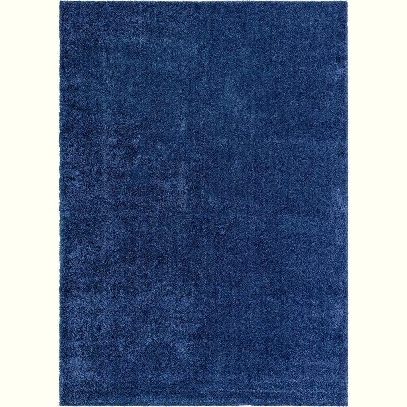 Unique Loom 10' 0 x 14' 1 Solo Calabasas Navy Blue Area Rug