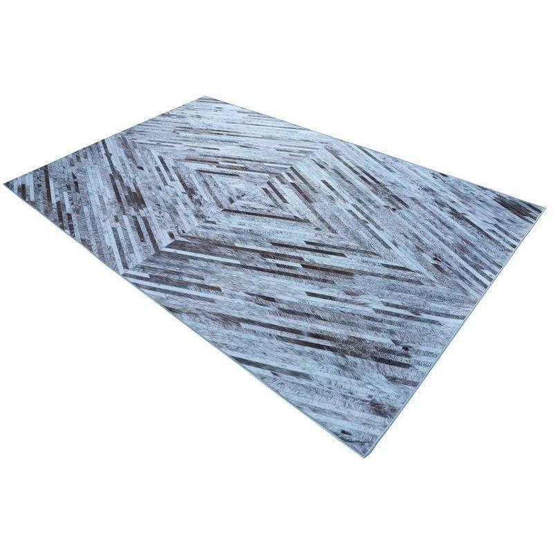 Supra Vortex Multicolor Faux Cowhide 5'x8' Area Rug